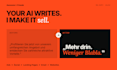 rewrite ai generated text into natural german
