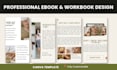 design a professional self care ebook workbook in canva