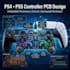 design ps4 ps5 controller pcb gamepad embedded firmware and circuit