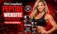build peptide website, research peptide store, peptide facebook ads