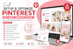 setup pinterest ads, posts, merchant account and optimize your account