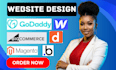 build godaddy website webflow seo bigcommerce product upload duda magento bubble