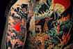 make a traditional japanese irezumi tattoo