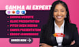 create gamma ai presentations canva design, pitch decks and documents design