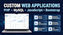 develop a custom PHP website and web application