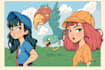 draw custom vintage cartoon character in classic style