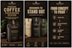 design premium coffee packaging and coffee bag design
