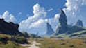 create fantasy and scifi environment concept art
