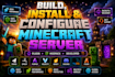 fix setup and configure minecraft server with plugins, mods modpack developer