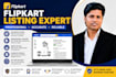 create the listings directly in your flipkart seller account