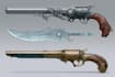 design unique weapons illustrations