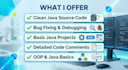 do java javascript programming, coding and debugging tasks