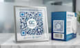 create custom qr code with logo and barcode sticker