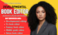 developmental edit ya dystopian, middle grade, dark fiction and fantasy book