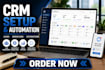setup, automate and optimize your CRM for leads, sales and marketing