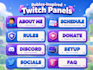 design custom twitch panels overlays banners and stream graphics