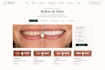 design a dental clinic website, dentist and medical practice website