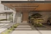 modern residential structure,facade building,3d floor plan,villa property render
