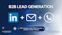 do b2b lead generation linkedin leads, email, web research