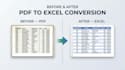 convert PDF to excel