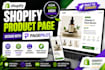 design a shopify product page with pagepilot and ai