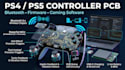 design ps4 ps5 controller pcb with bluetooth embedded firmware and software