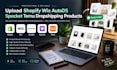 upload shopify wix autods spocket temu dropshipping products