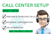 setup 3cx did number sip trunk inbound outbound call center