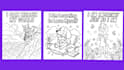 create custom coloring book pages with positive affirmations