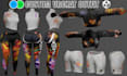 create custom vrchat outfit, vrchat asset props accessories 3d clothe model