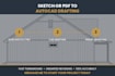 autocad 2d floor plan drafting and architectural permit drawing