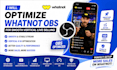 optimize whatnot obs for smooth vertical live selling