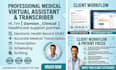 be your virtual assistant and medical transcriber