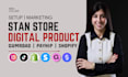 stan store design stan store digital product stan store setup stan store