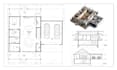 draw residential 2d floor plans for permit