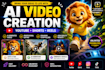 create an ai youtube video with professional editing