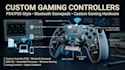 custom ps4 ps5 style controllers bluetooth gamepads and custom gaming hardware