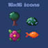 create custom 16x16 pixel art icons and game assets