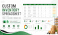 create an inventory and stock excel spreadsheet