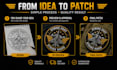 design custom aviation, squadron and piolet patches