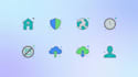 design custom web icons and resolve interface design issues