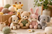 create custom amigurumi crochet plush patterns with step by step PDF