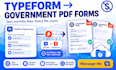 typeform to pdf acroform automation PDF form fill zapier onedrive adobe acrobat