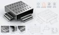 design sheet metal enclosure cad, flat pattern and fabrication drawings step