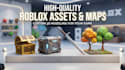 create a custom roblox game environment, 3d game environment and 3d game assets