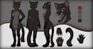 draw a custom furry reference sheet nsfw furry ref sheet anthro character design