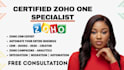 setup and customize zoho CRM zoho creator campaigns forms desk sites analytics