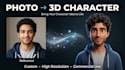 generate custom 3d pixar style ai art and characters using prompt engineering
