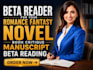 beta reader for your romance fantasy novel book critique manuscript beta reading