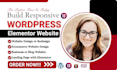 build wordpress business website design redesign worpress elementor website